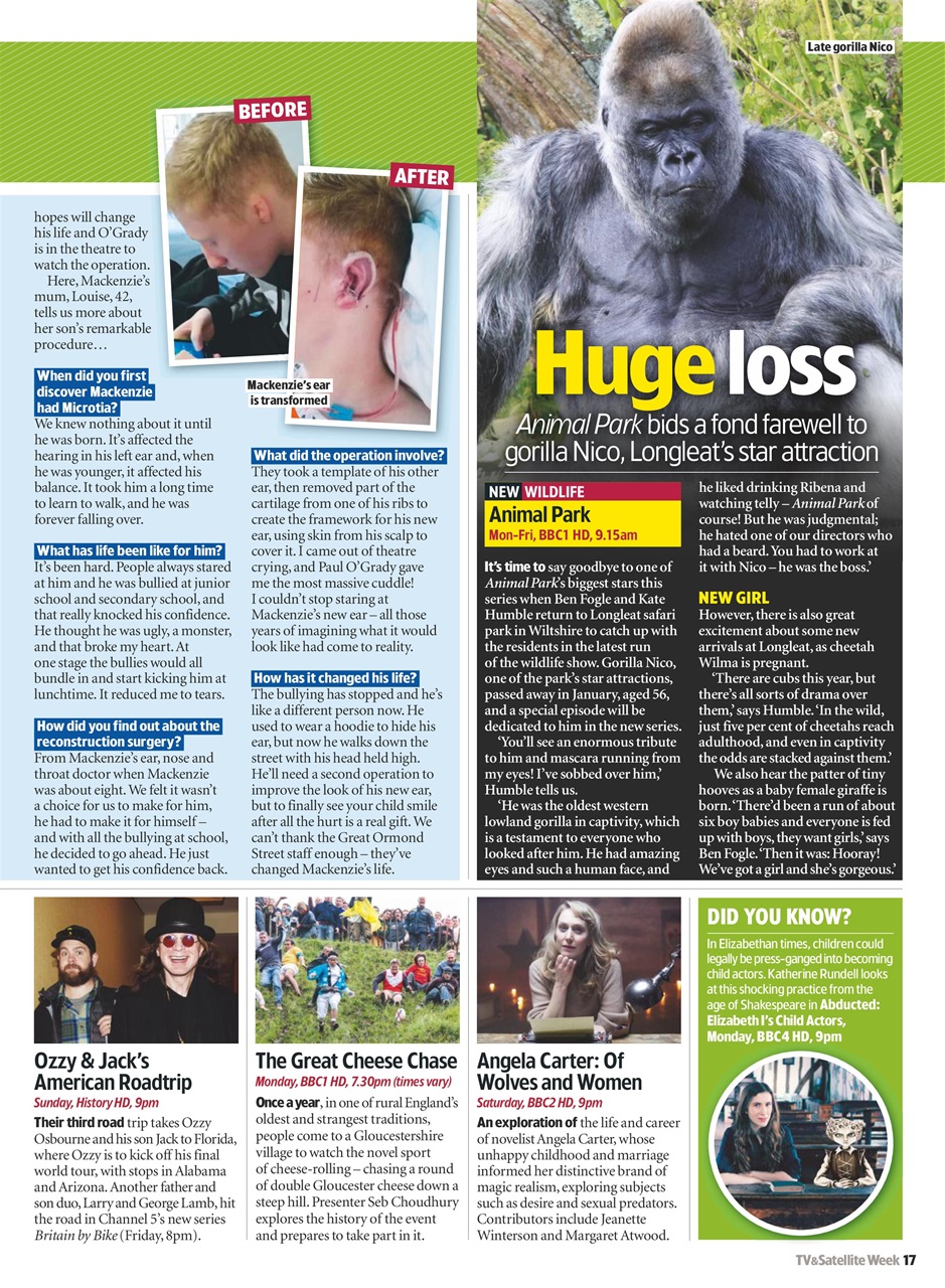 TV & Satellite Week Preview Pages