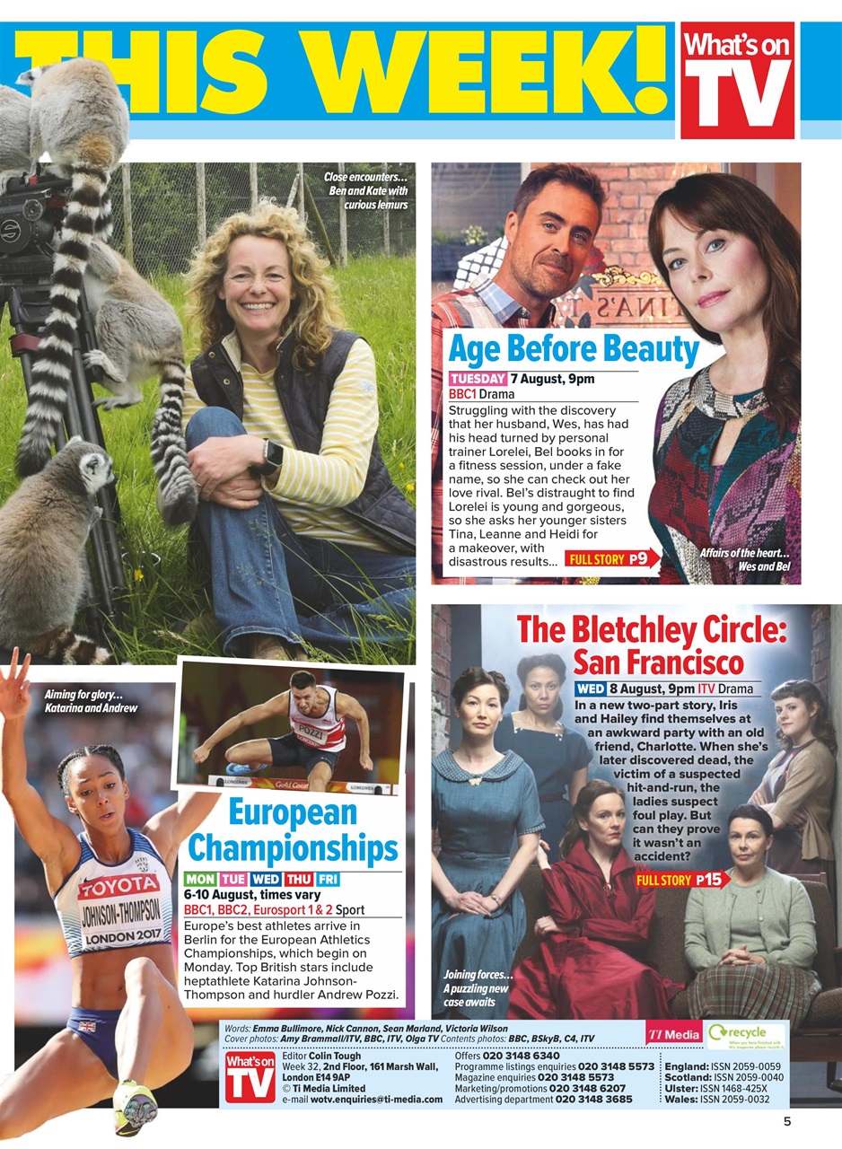 What's on TV Preview Pages