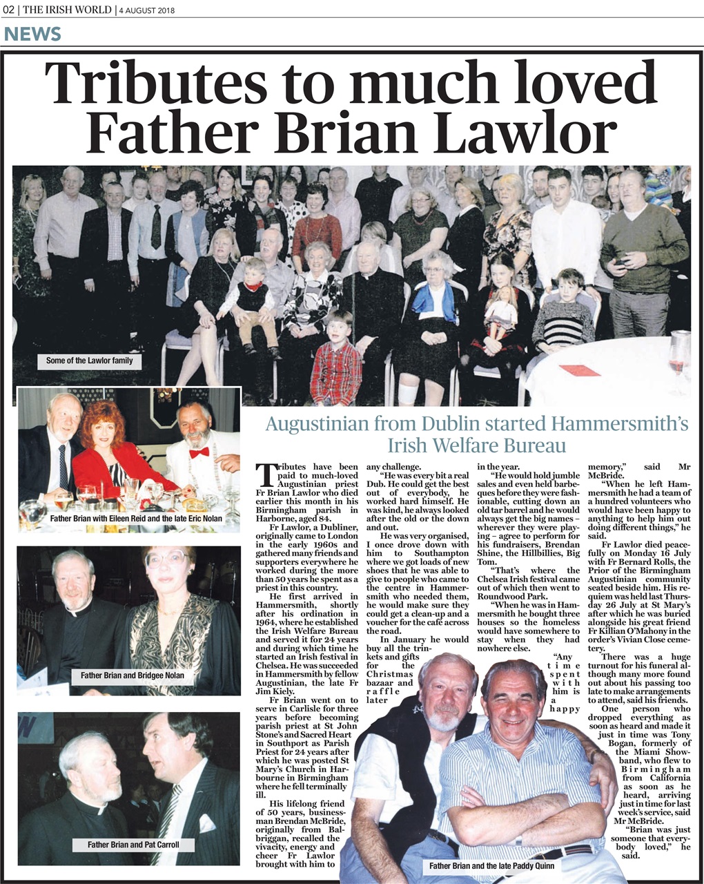 Irish World Preview Pages