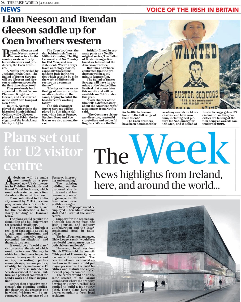 Irish World Preview Pages