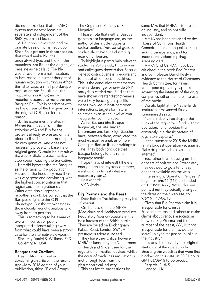 Nexus Magazine Preview Pages