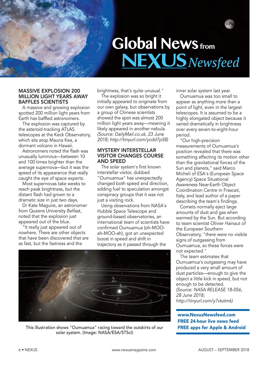 Nexus Magazine Preview Pages