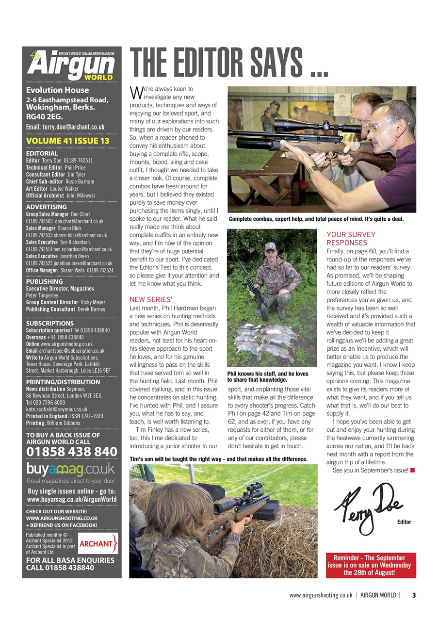 Airgun World Preview Pages