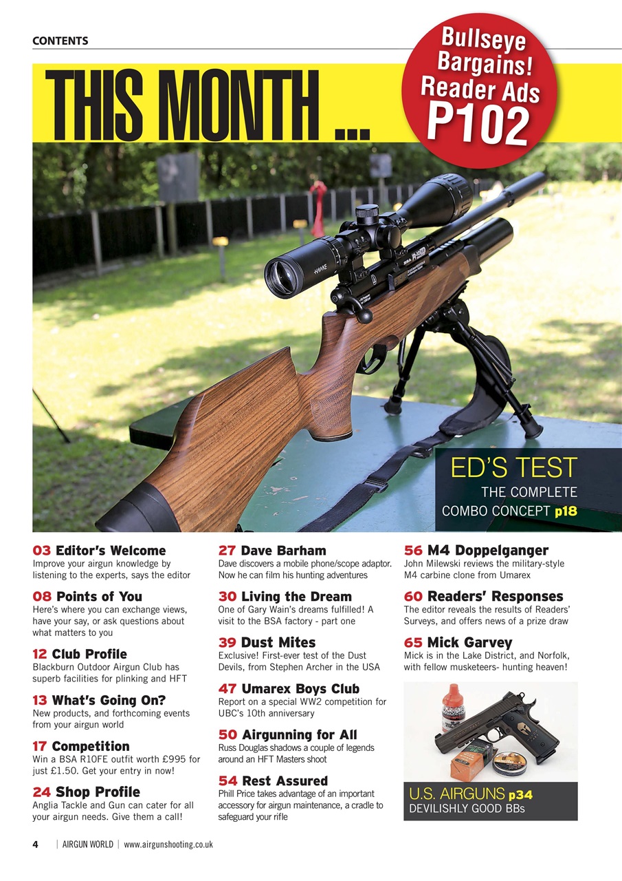 Airgun World Preview Pages