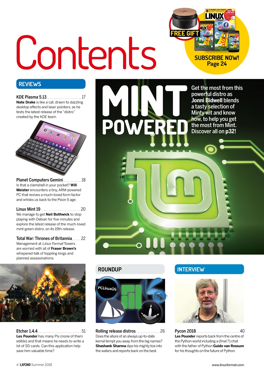Linux Format Preview Pages