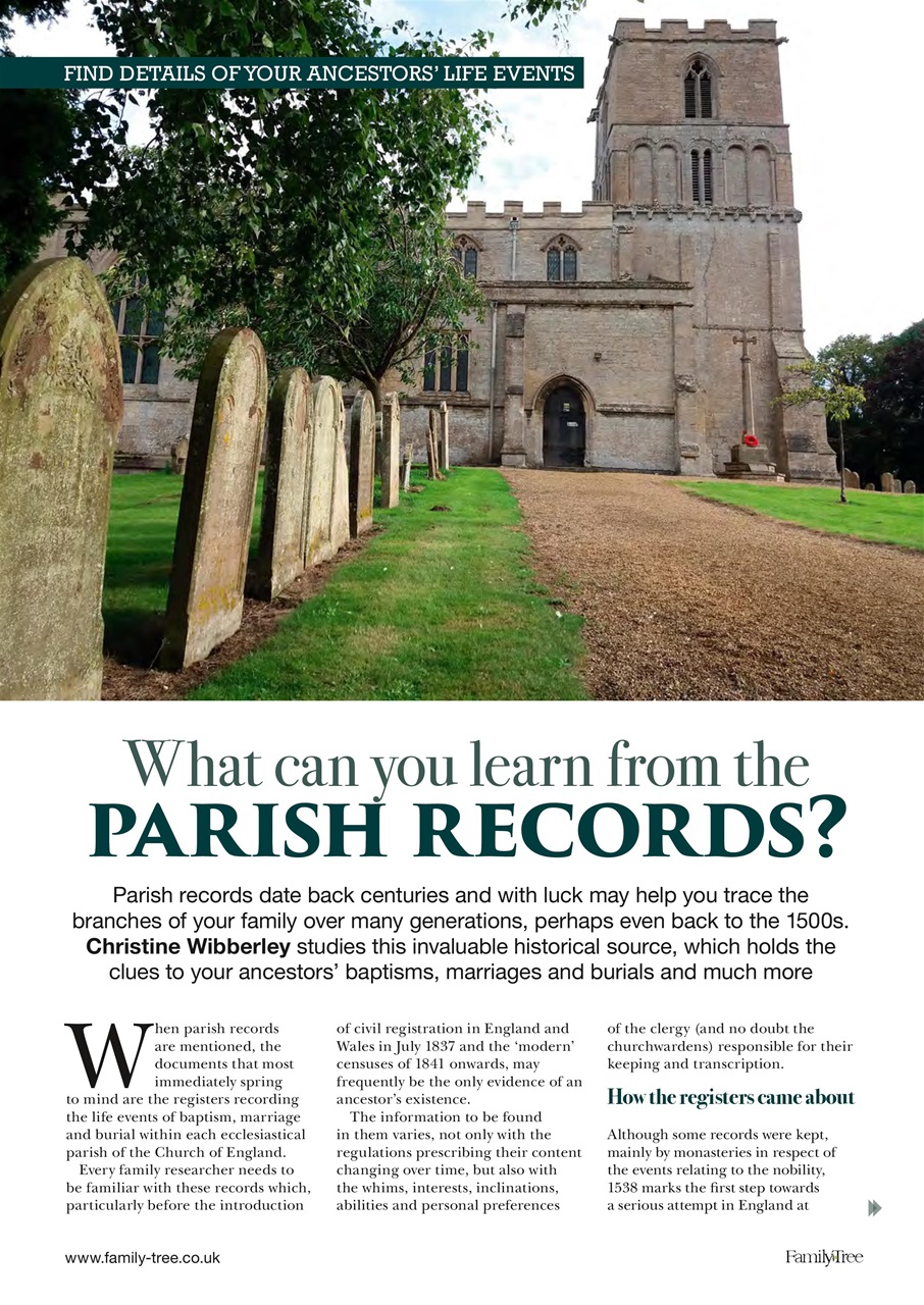 Family Tree Preview Pages