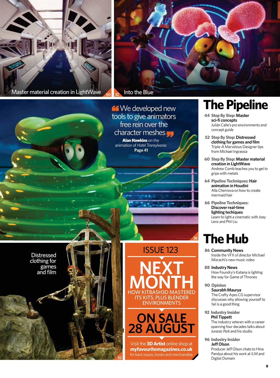 3D Artist Preview Pages