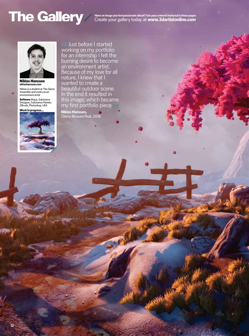 3D Artist Preview Pages