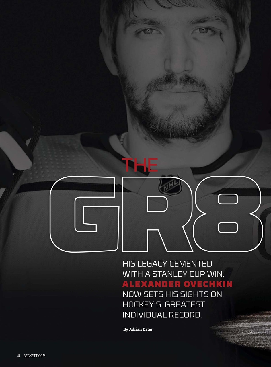 Beckett Hockey Magazine Preview Pages