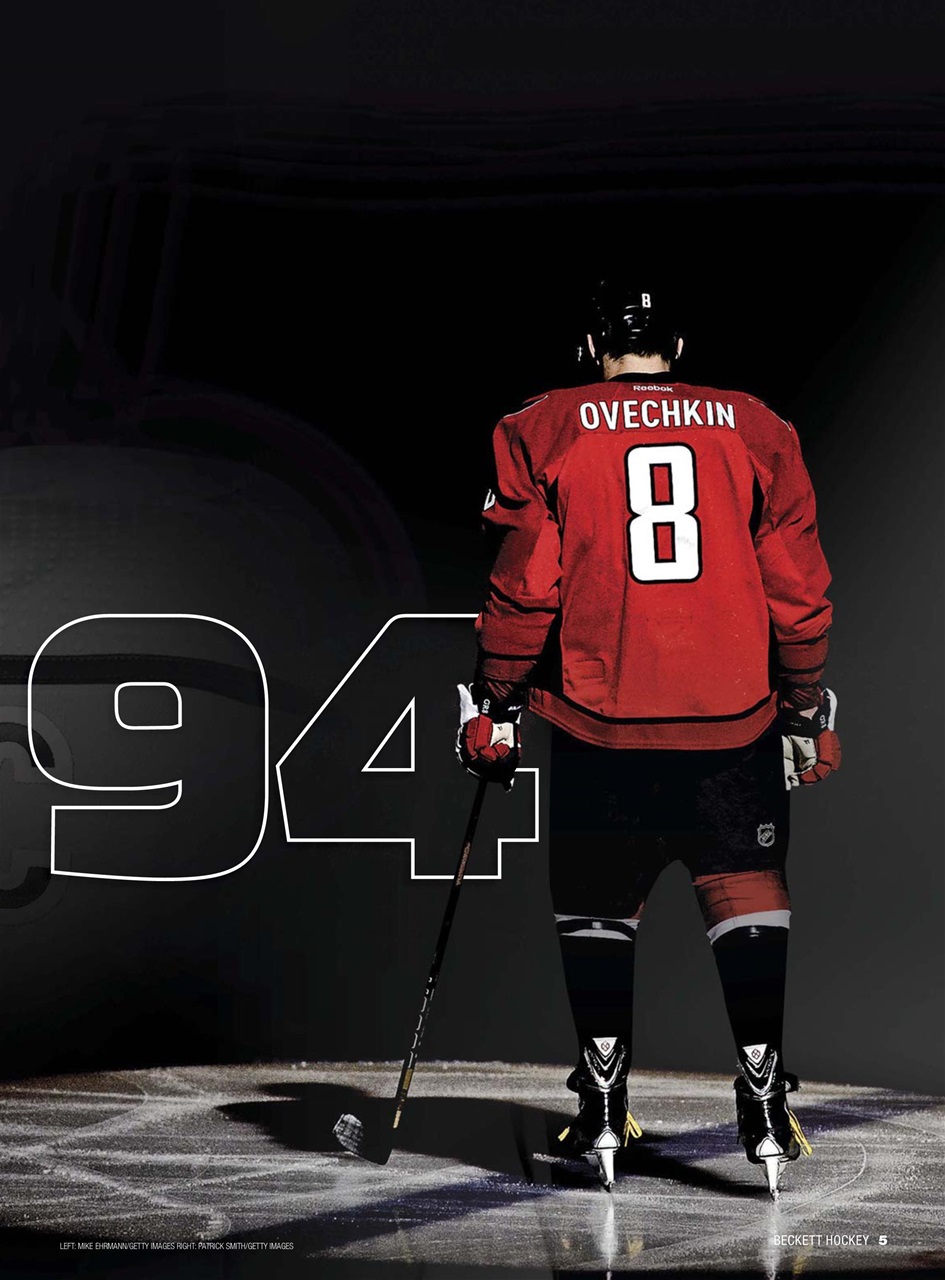 Beckett Hockey Magazine Preview Pages