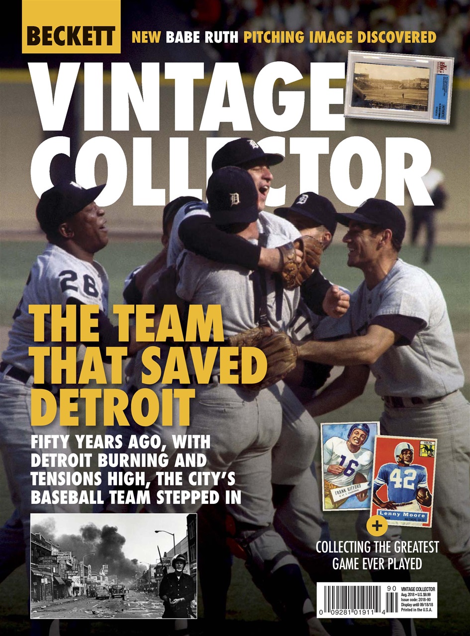Beckett Vintage Collector Magazine Preview Pages