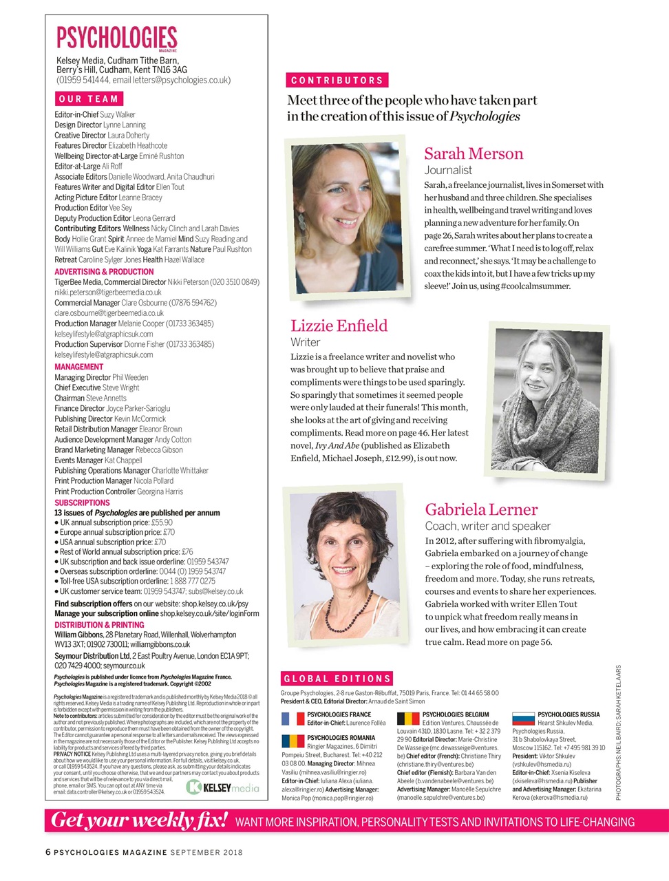 Psychologies Preview Pages