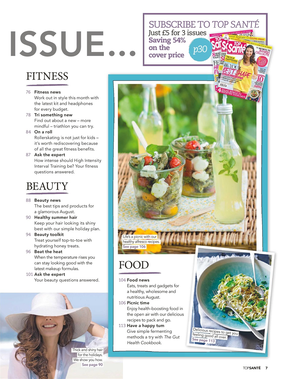 Top Sante Preview Pages