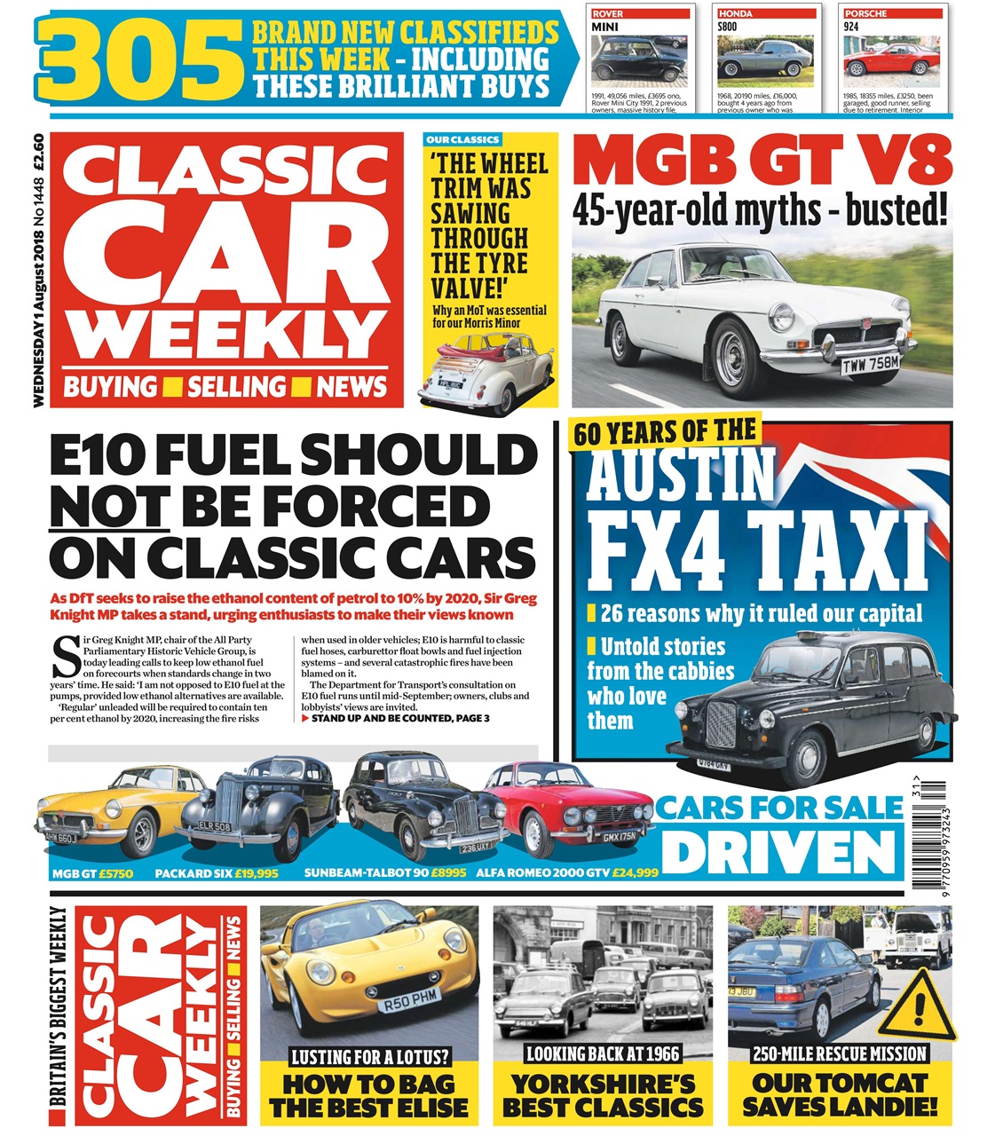 Classic Car Weekly Preview Pages