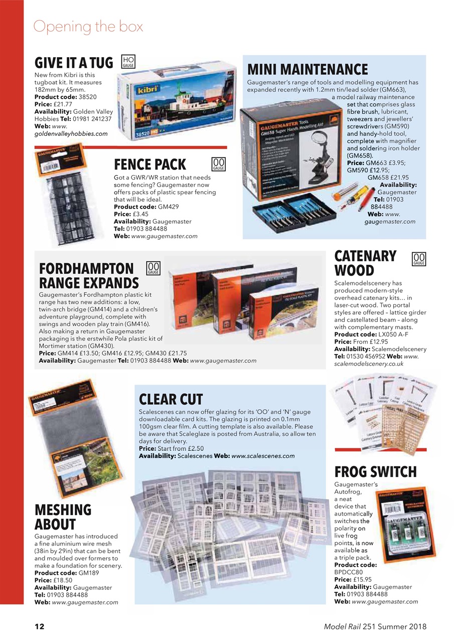 Model Rail Preview Pages