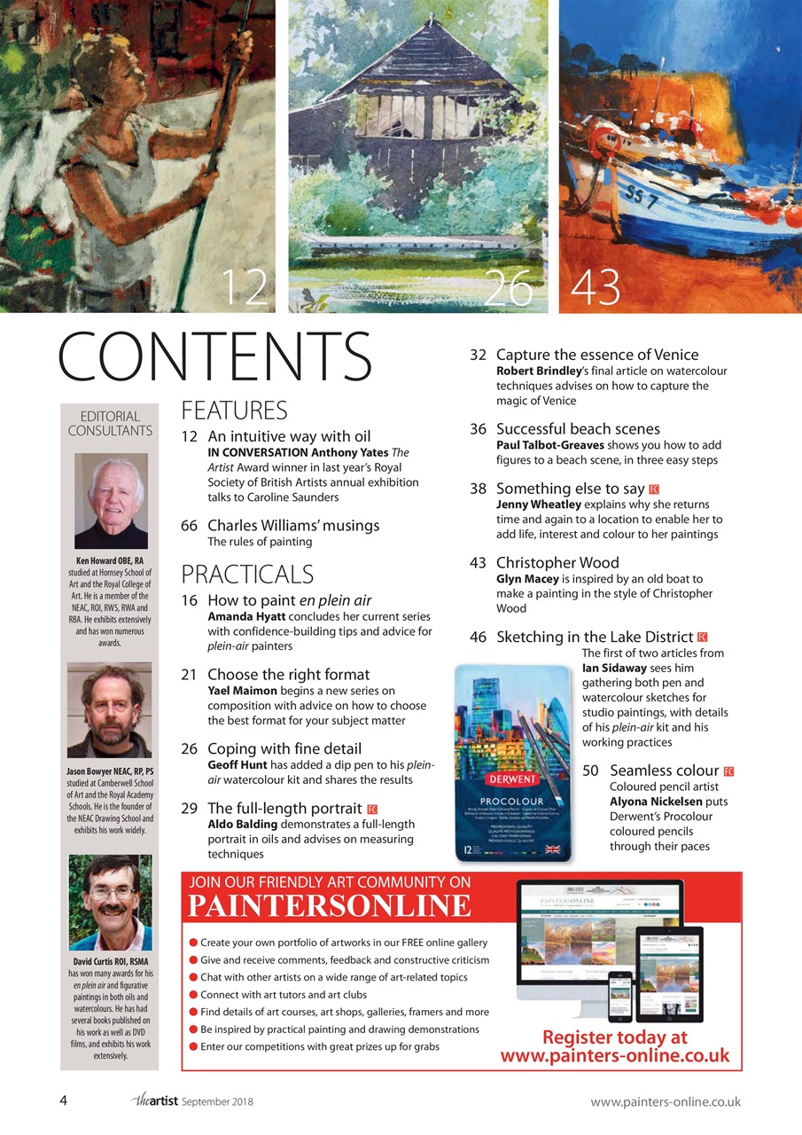 The Artist Preview Pages
