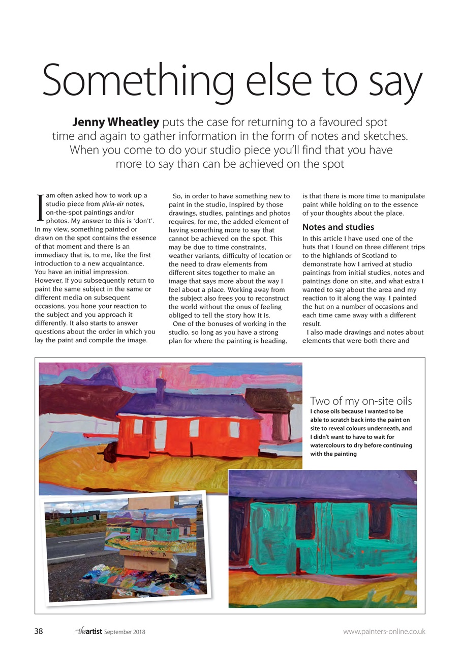 The Artist Preview Pages