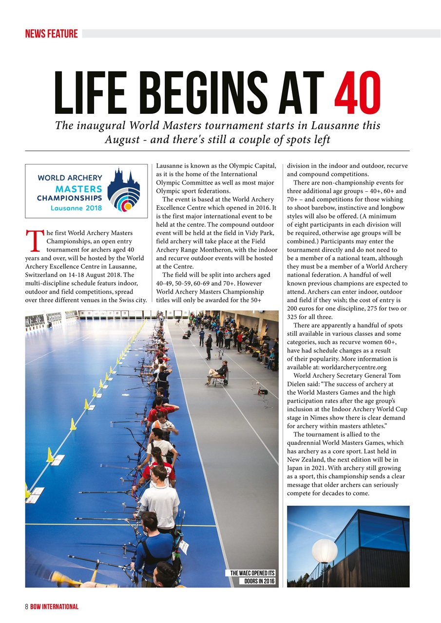 Bow International Preview Pages