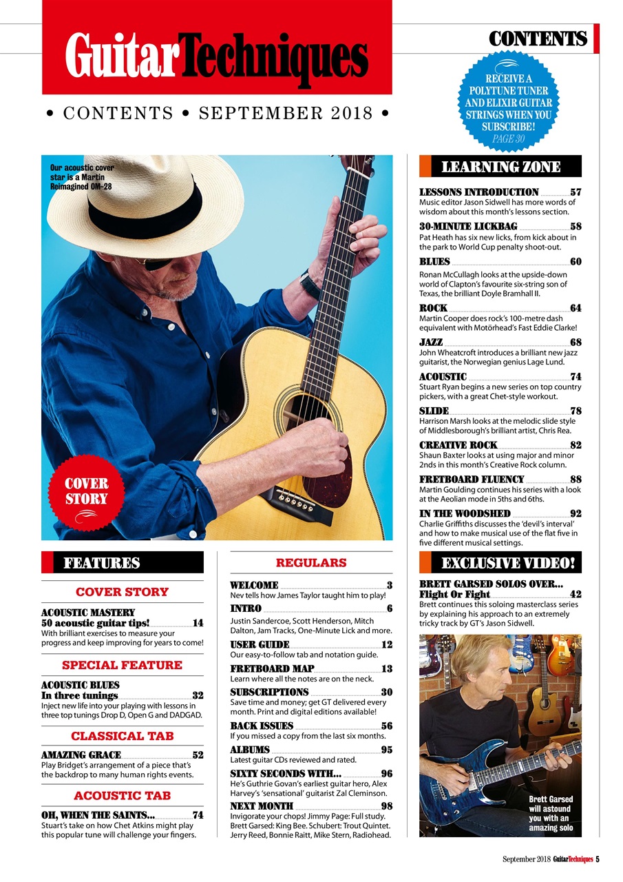 Guitar Techniques Preview Pages