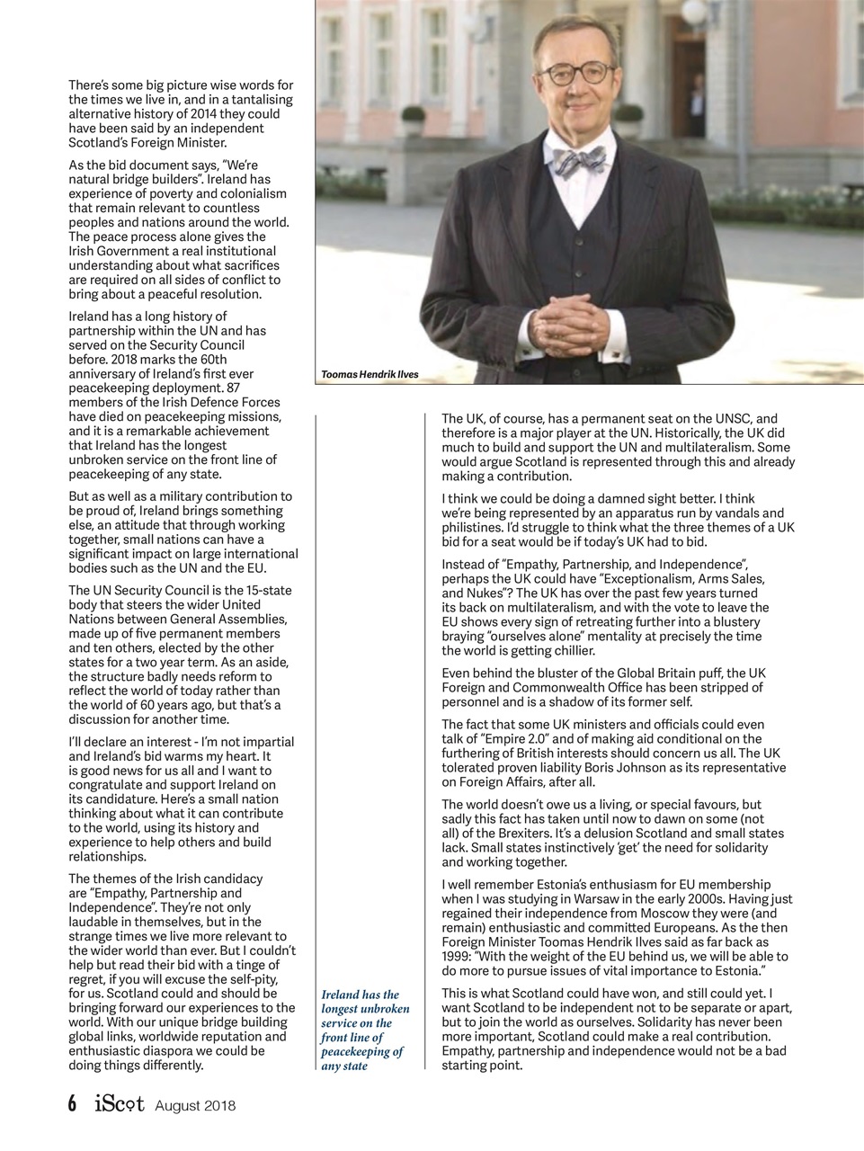 iScot Magazine Preview Pages