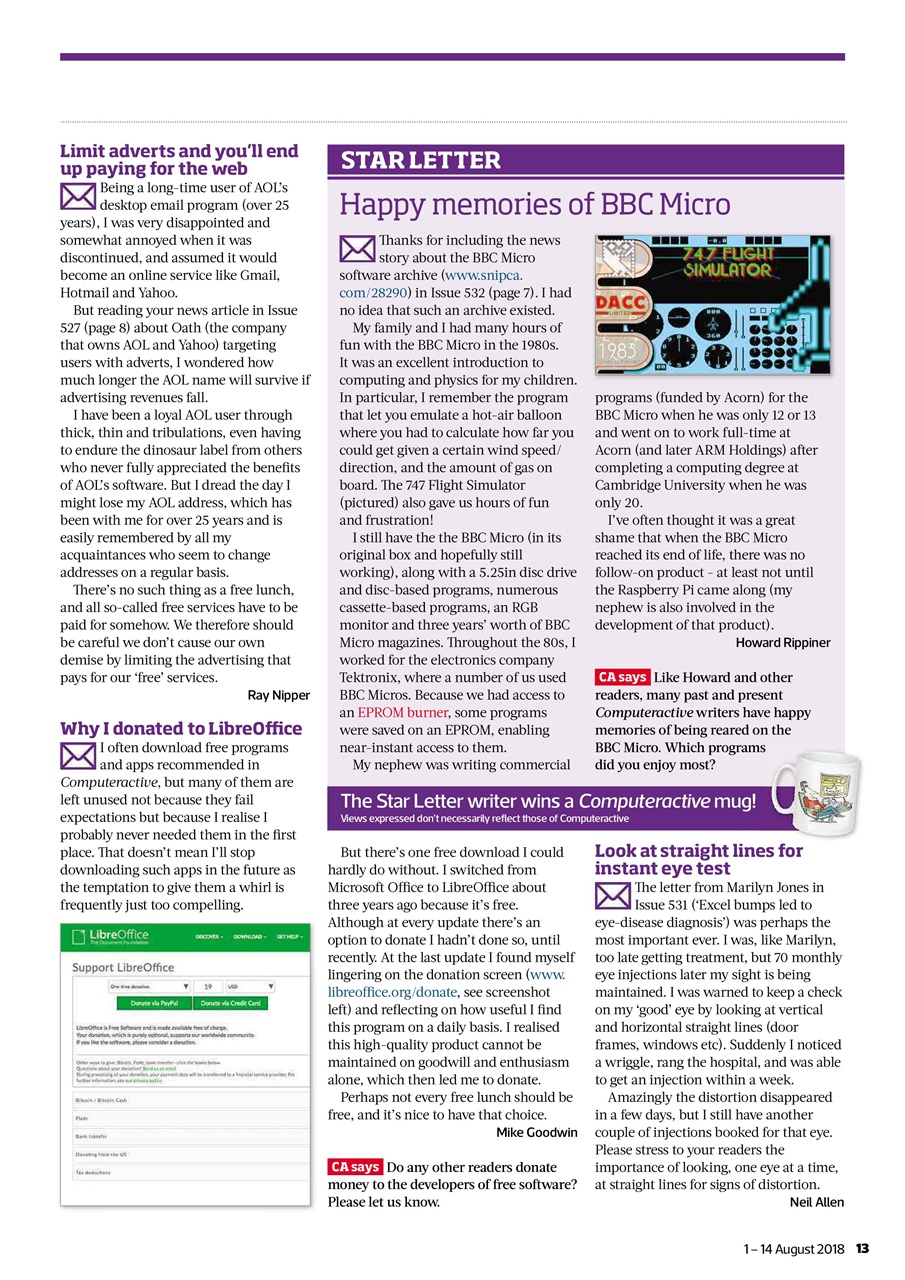 Computer Active Preview Pages