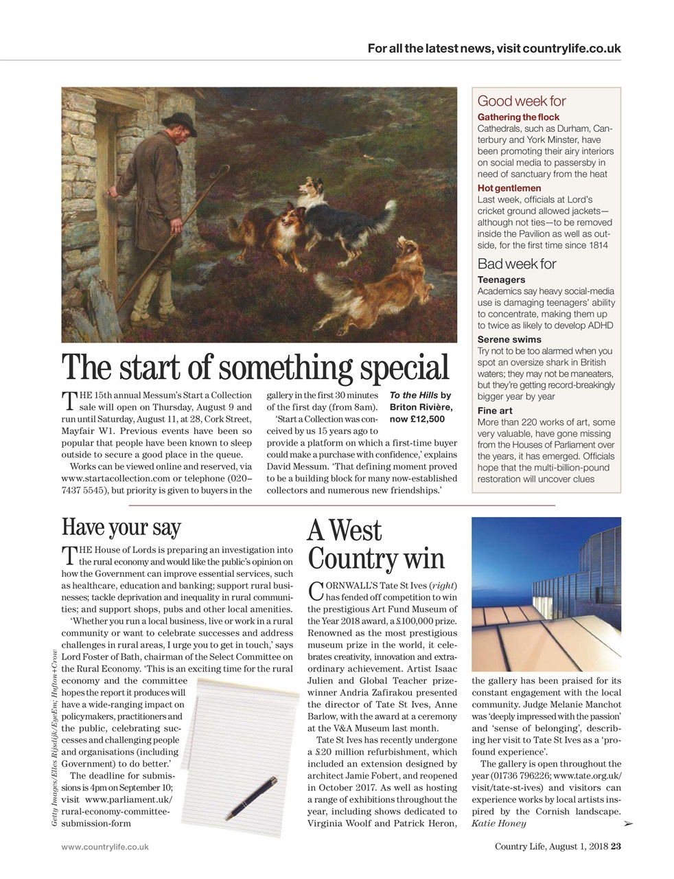 Country Life Preview Pages