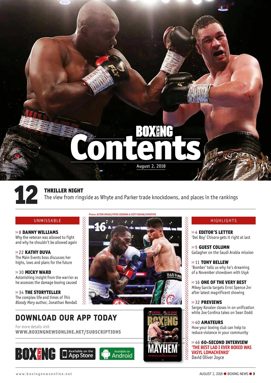Boxing News Preview Pages