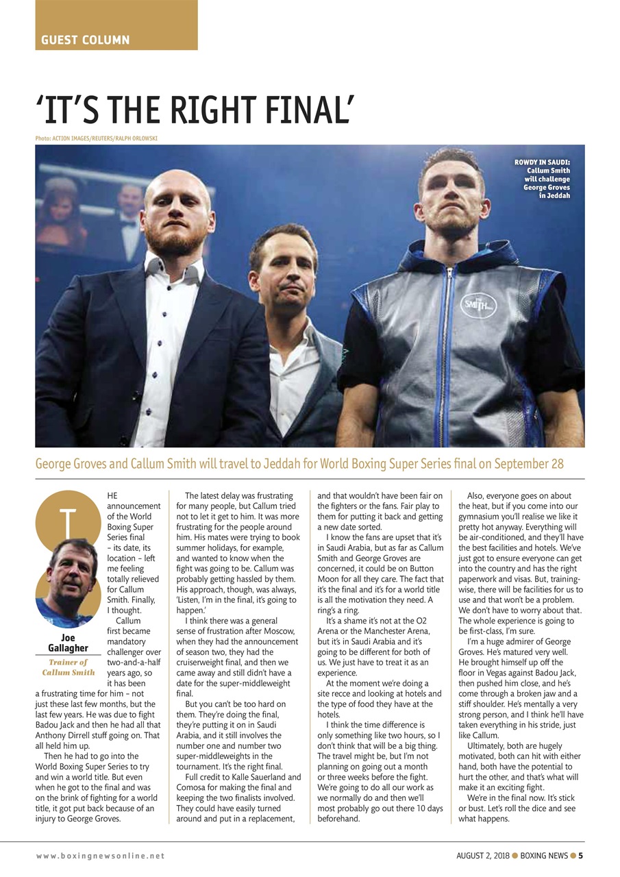 Boxing News Preview Pages