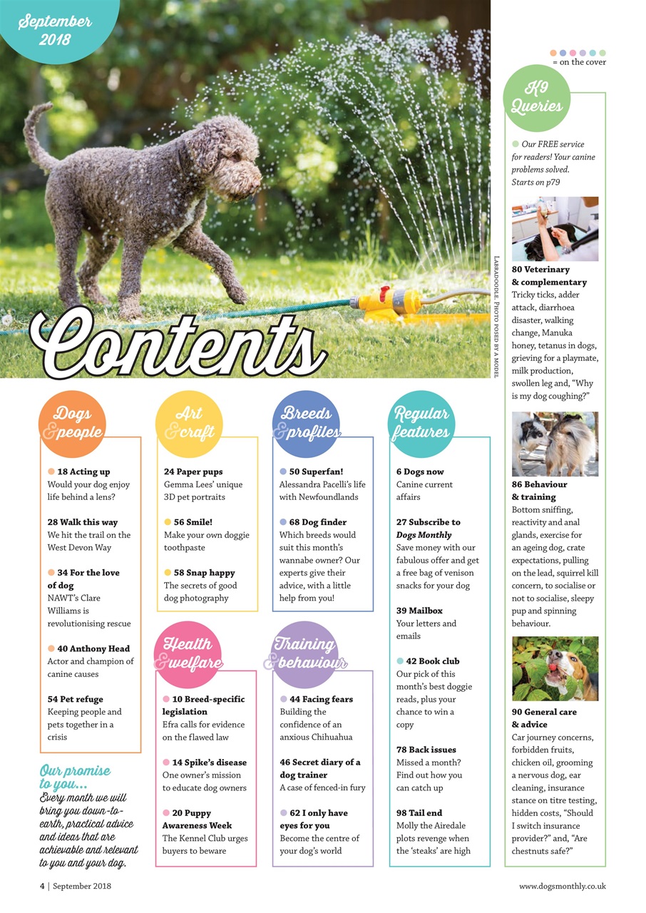 Dogs Monthly Preview Pages