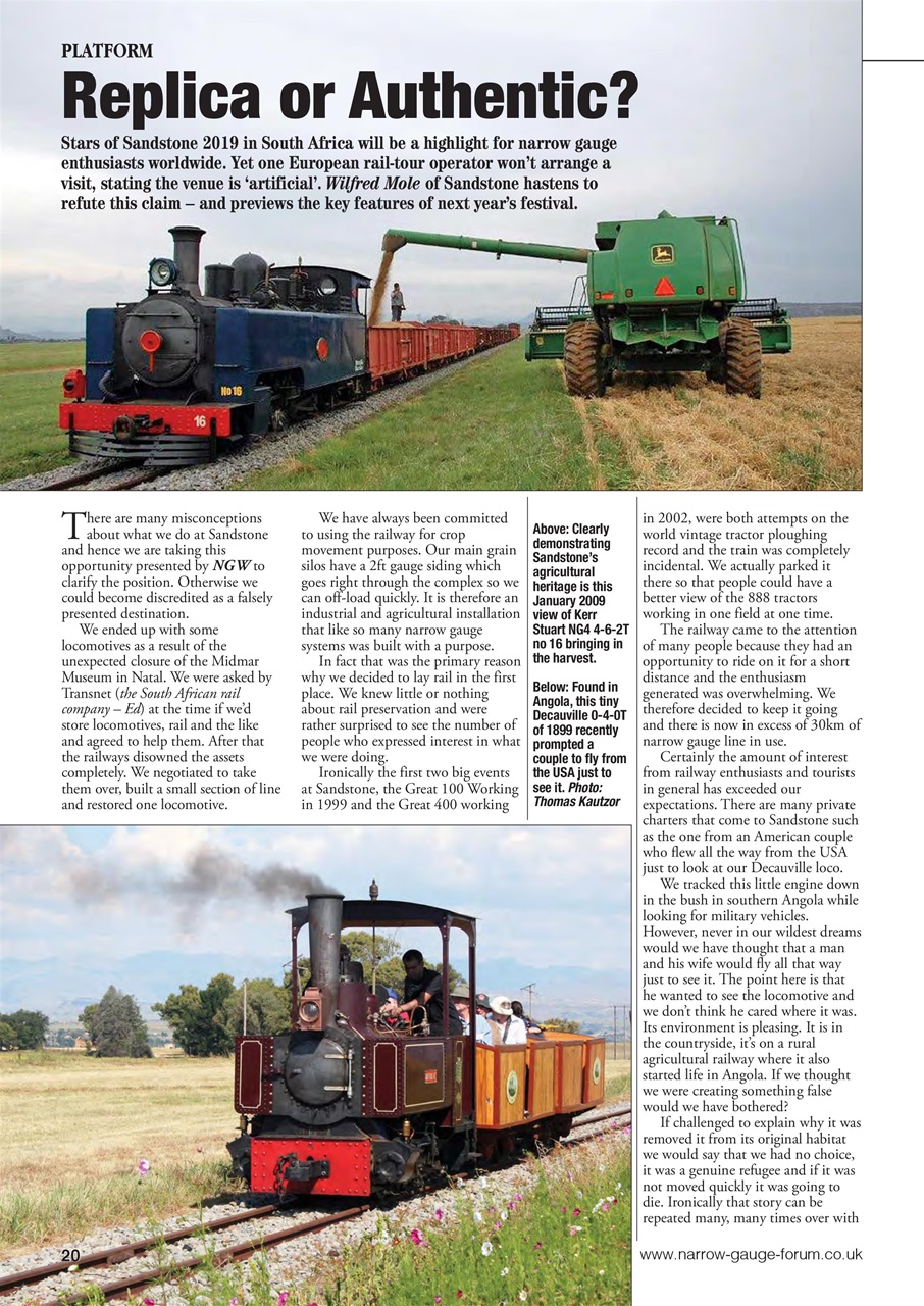 Narrow Gauge World Preview Pages