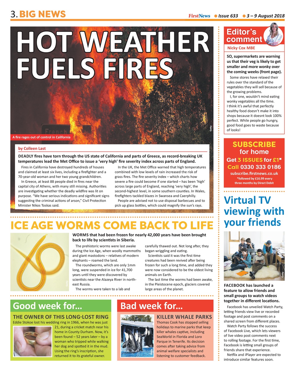First News Preview Pages