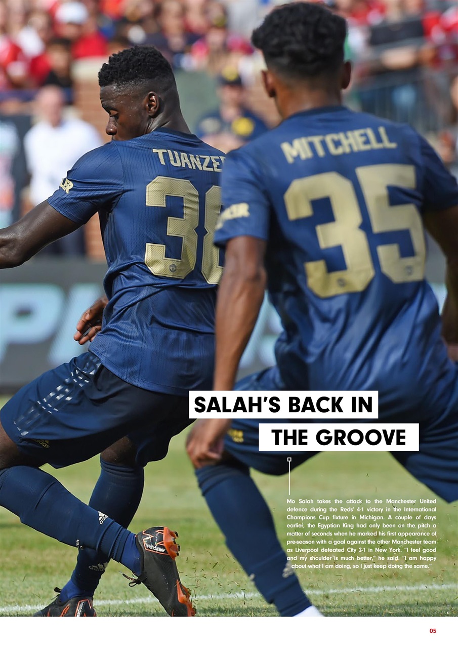 Liverpool FC Magazine Preview Pages