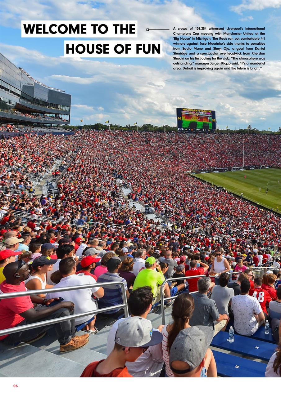 Liverpool FC Magazine Preview Pages