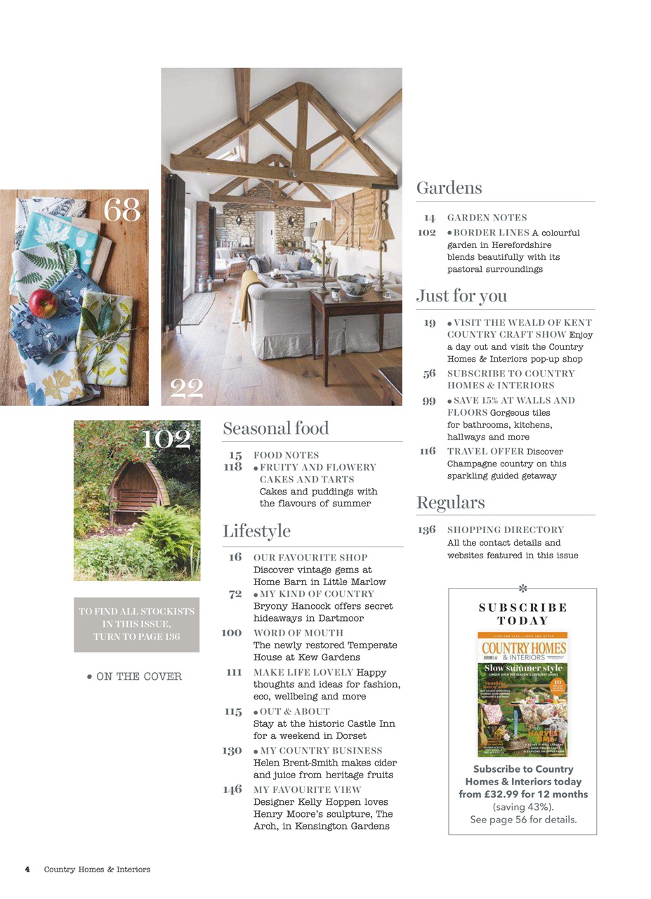 Country Homes & Interiors Preview Pages