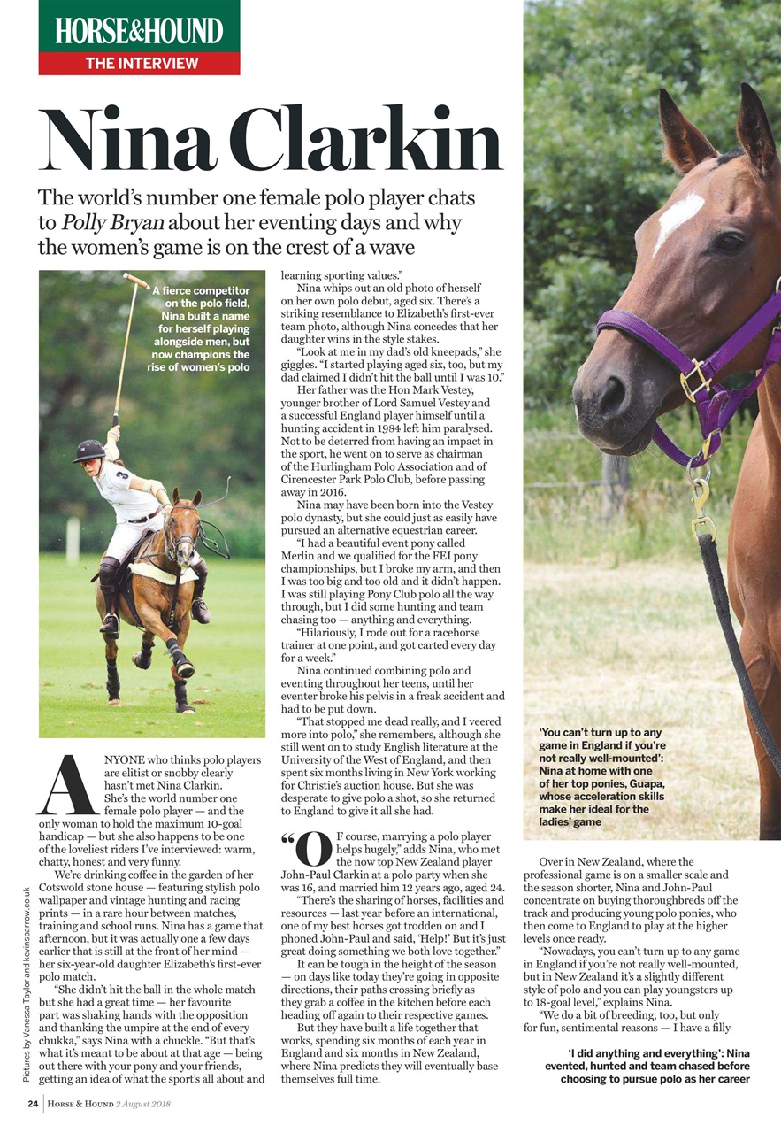 Horse & Hound Preview Pages