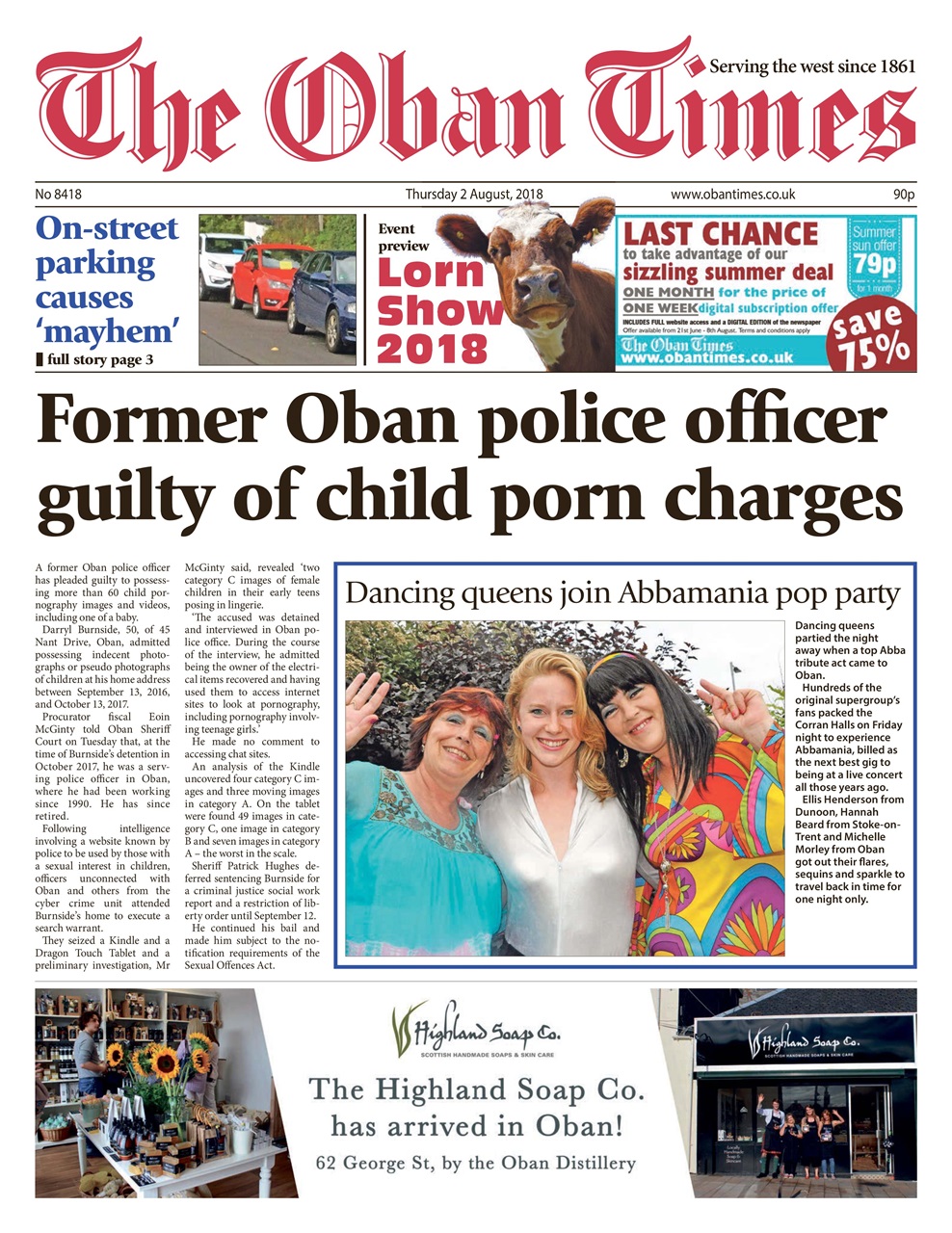 The Oban Times & Lochaber Times Preview Pages