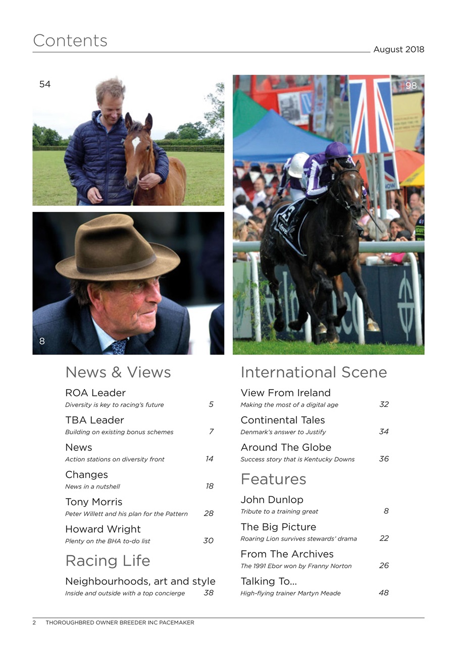The Owner Breeder Preview Pages