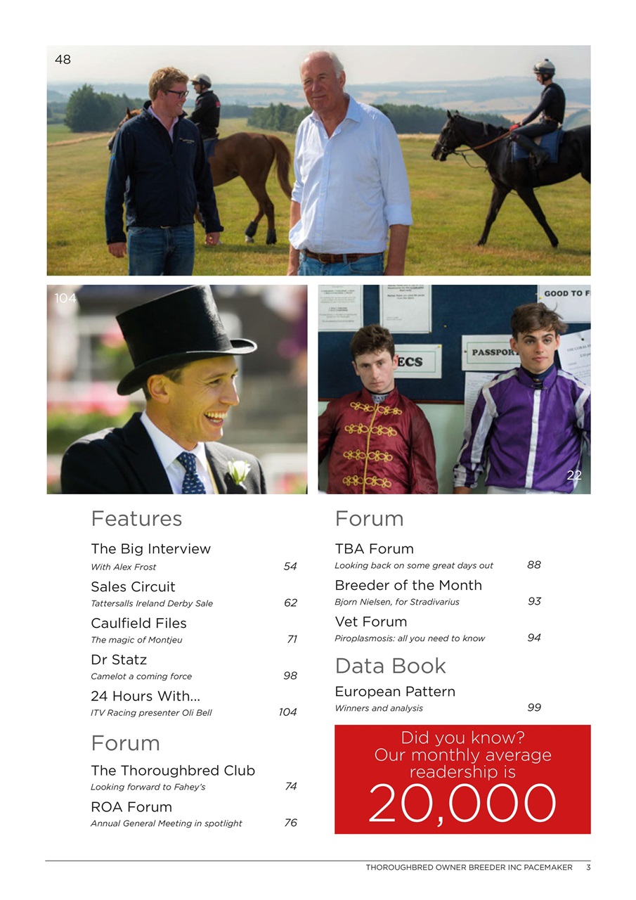 The Owner Breeder Preview Pages