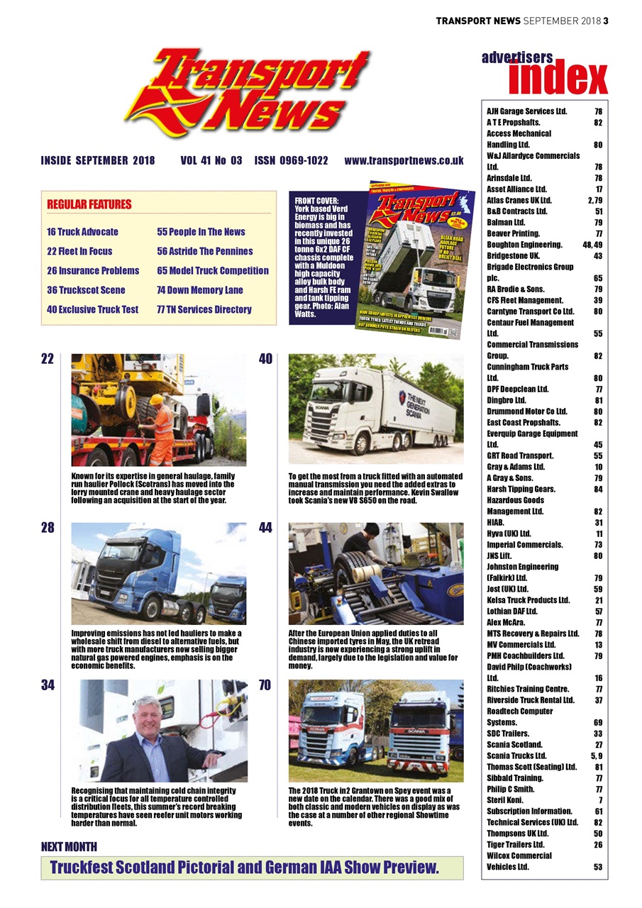 Transport News Preview Pages