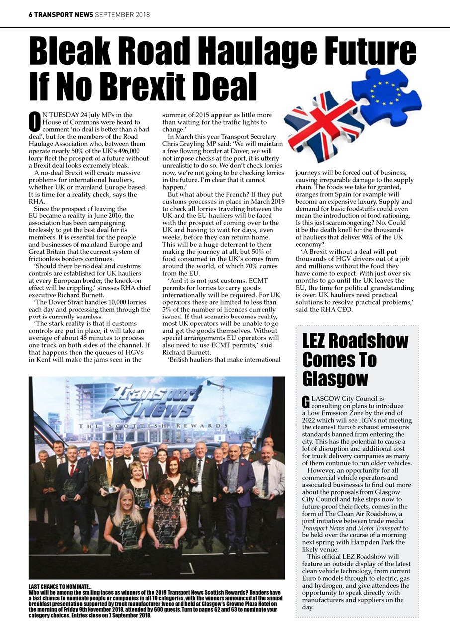 Transport News Preview Pages