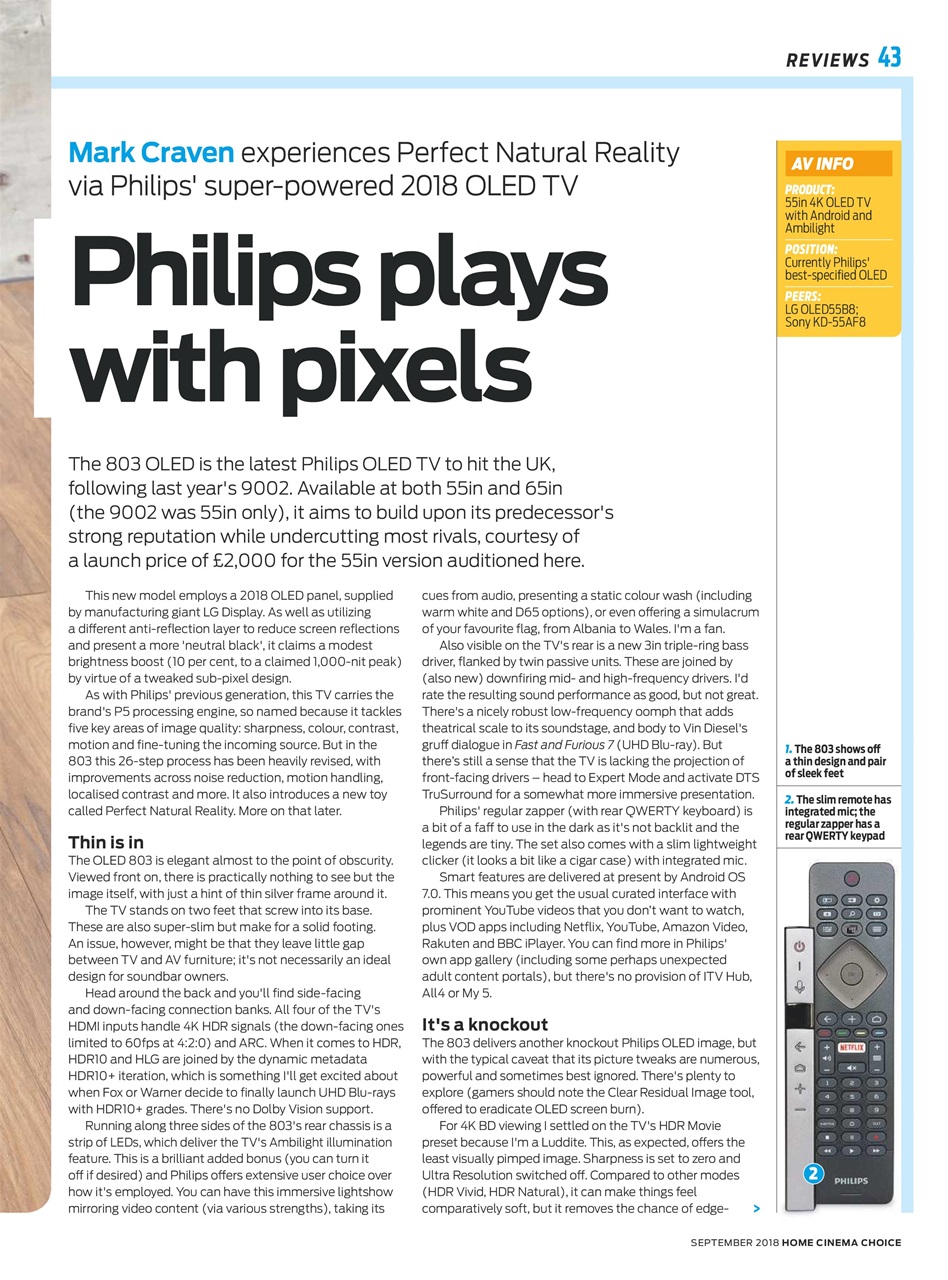 Home Cinema Choice Preview Pages