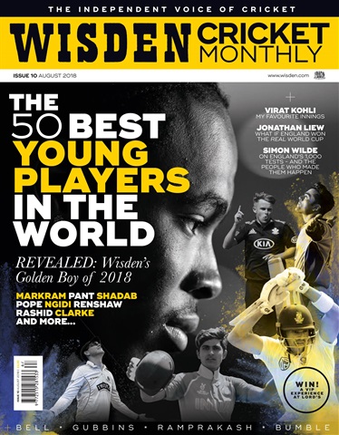 Wisden Cricket Monthly issue August 2018