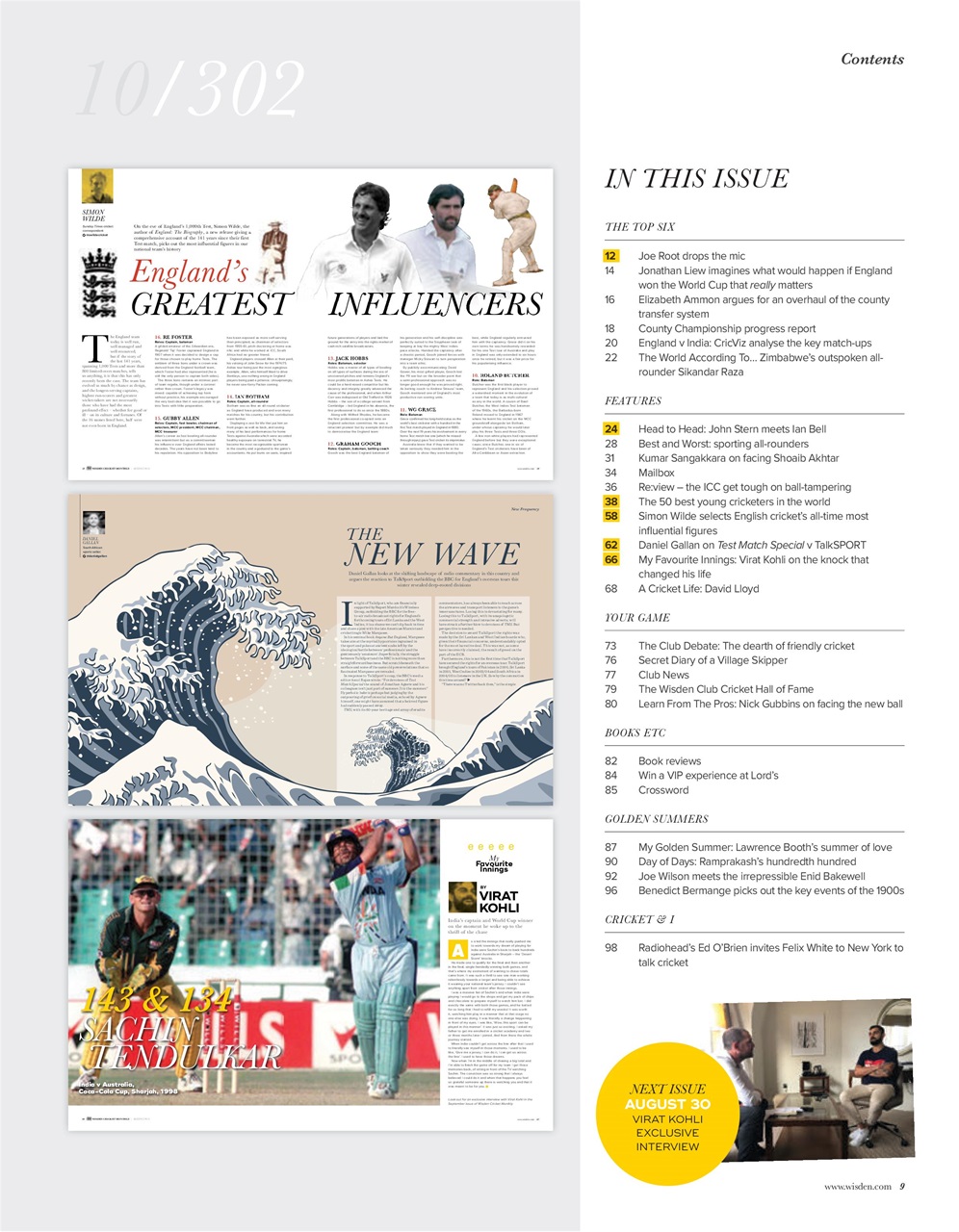Wisden Cricket Monthly Preview Pages