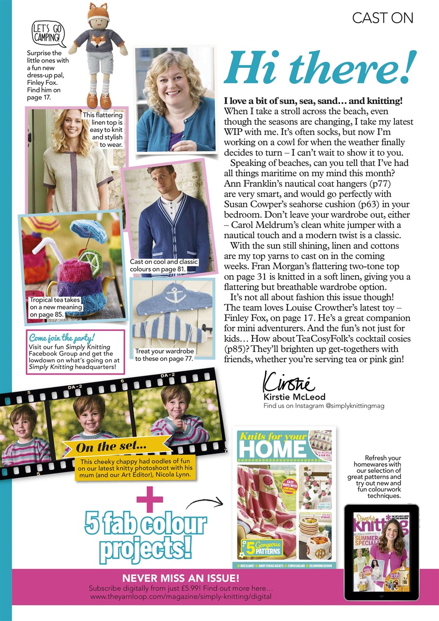 Simply Knitting Preview Pages