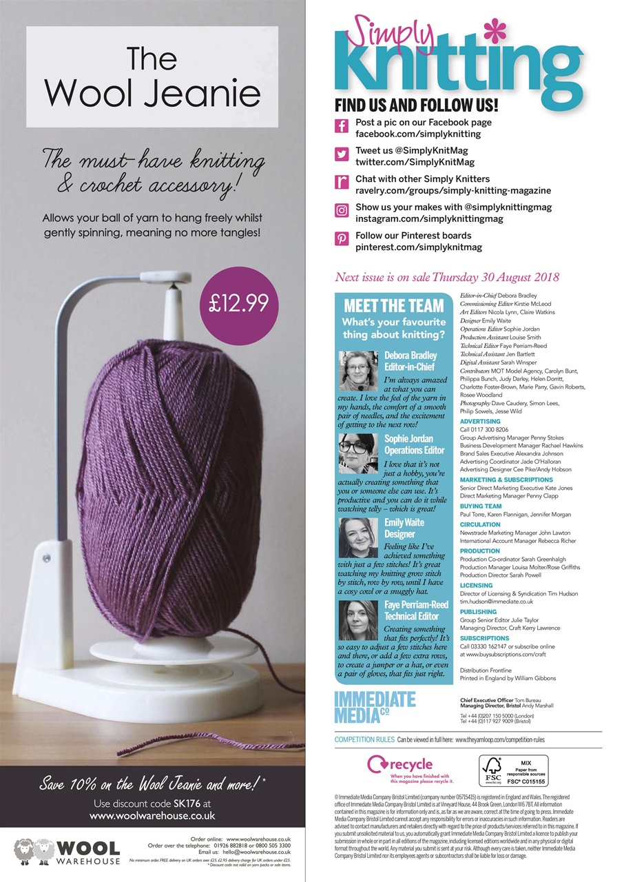 Simply Knitting Preview Pages