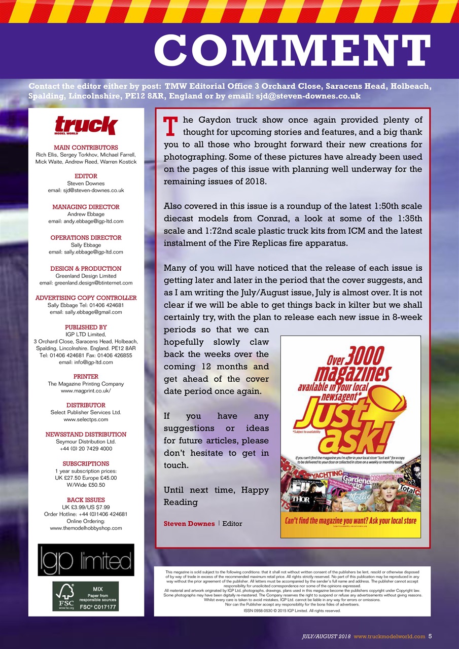 Model Car Truck Motorcycles World Preview Pages