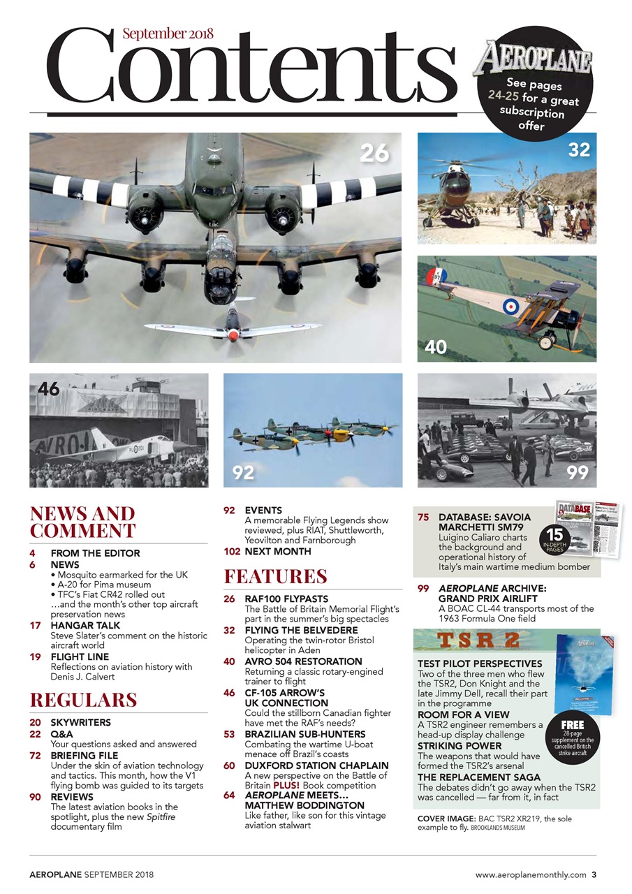 Aeroplane Preview Pages