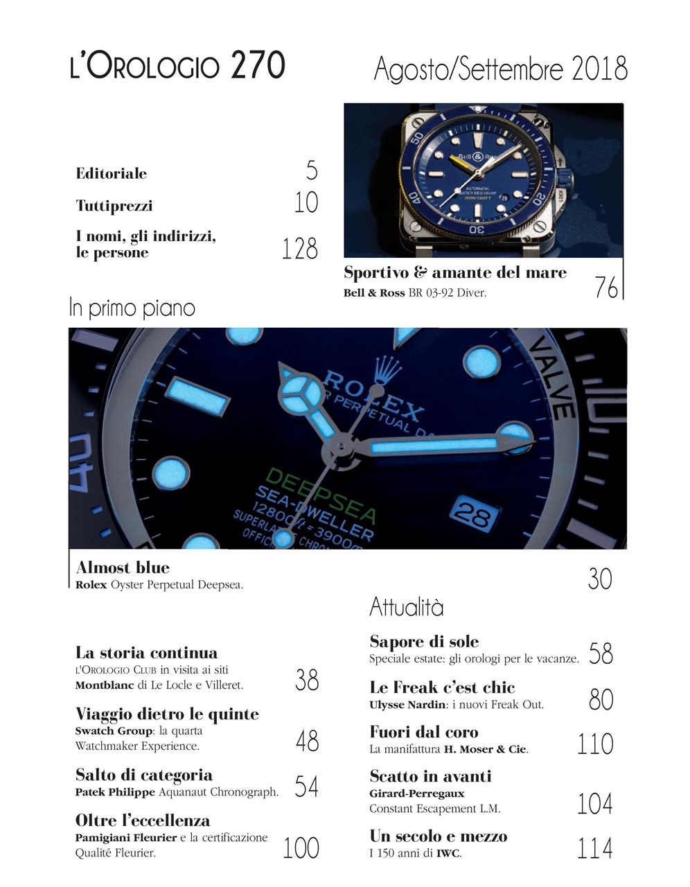 L'Orologio Preview Pages