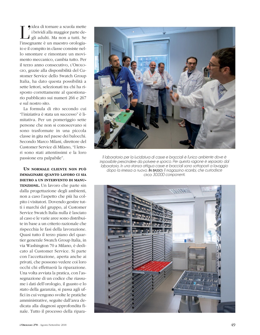 L'Orologio Preview Pages