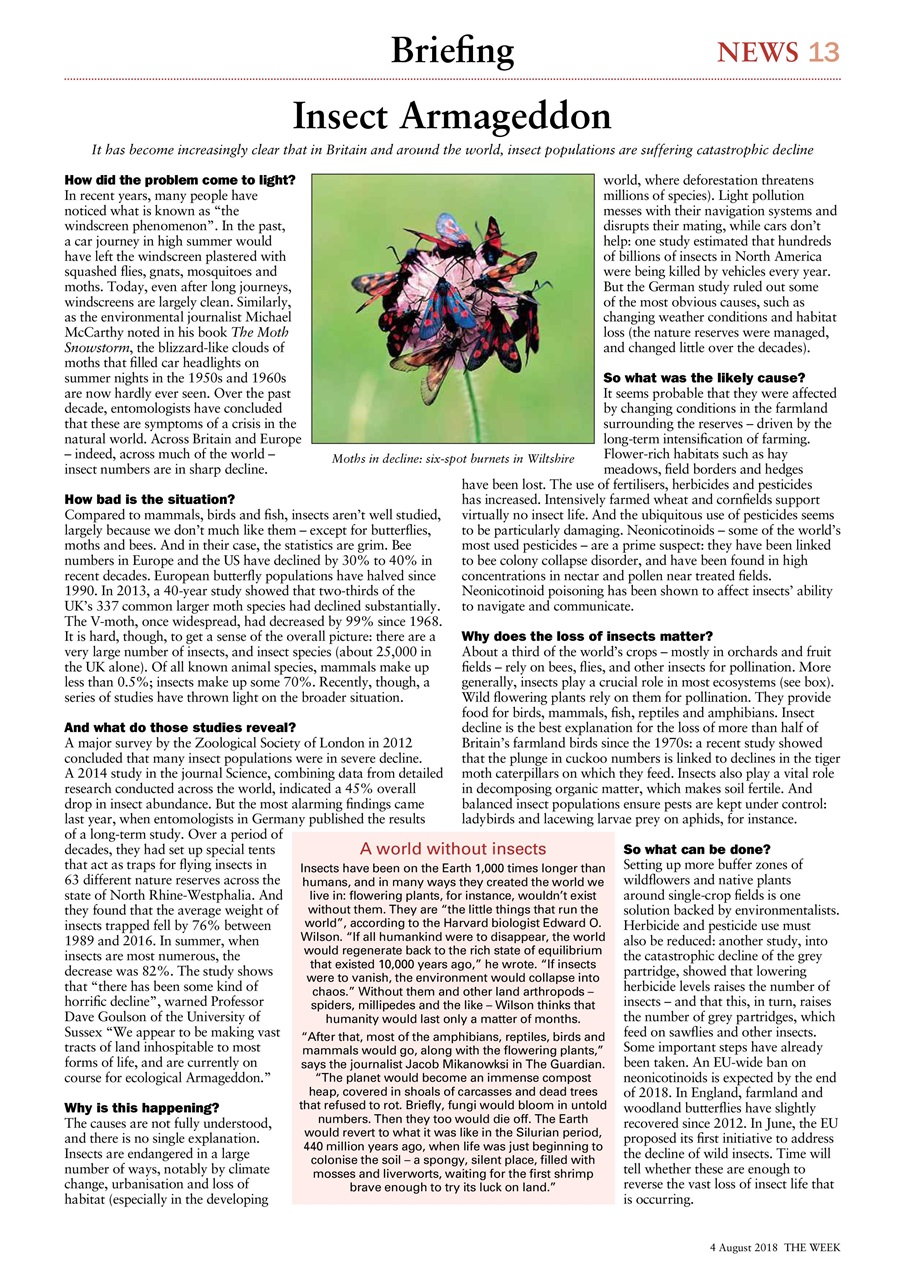 The Week Preview Pages